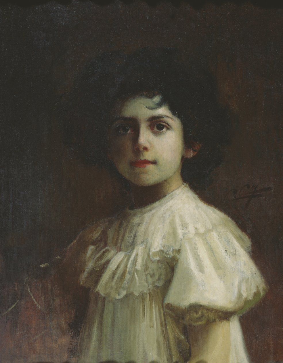 Muotokuva Savoylaisen Yolande Louisen lapsena, n. 1910 tekijältä Cipriano Cei