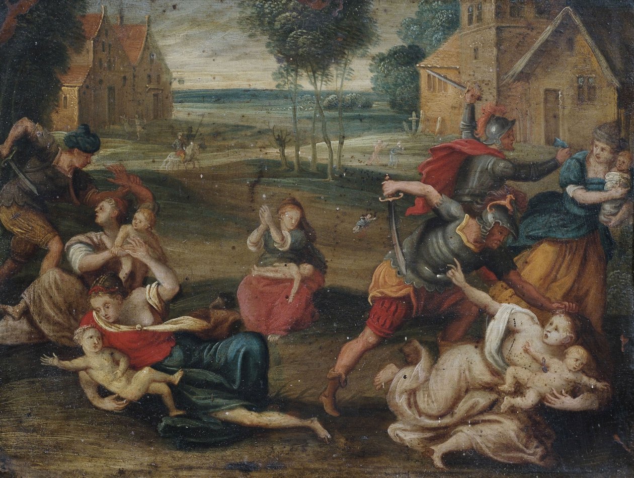Der Bethlehemitische Kindermord. tekijältä Circle of Frans Francken the Younger