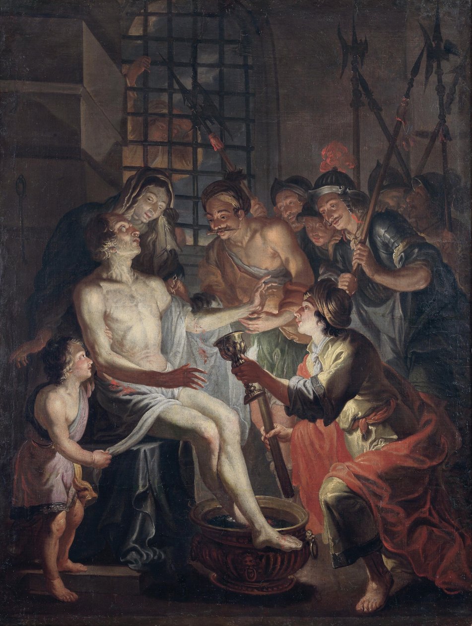 Der Tod Senecas tekijältä Circle of Matthias Stom