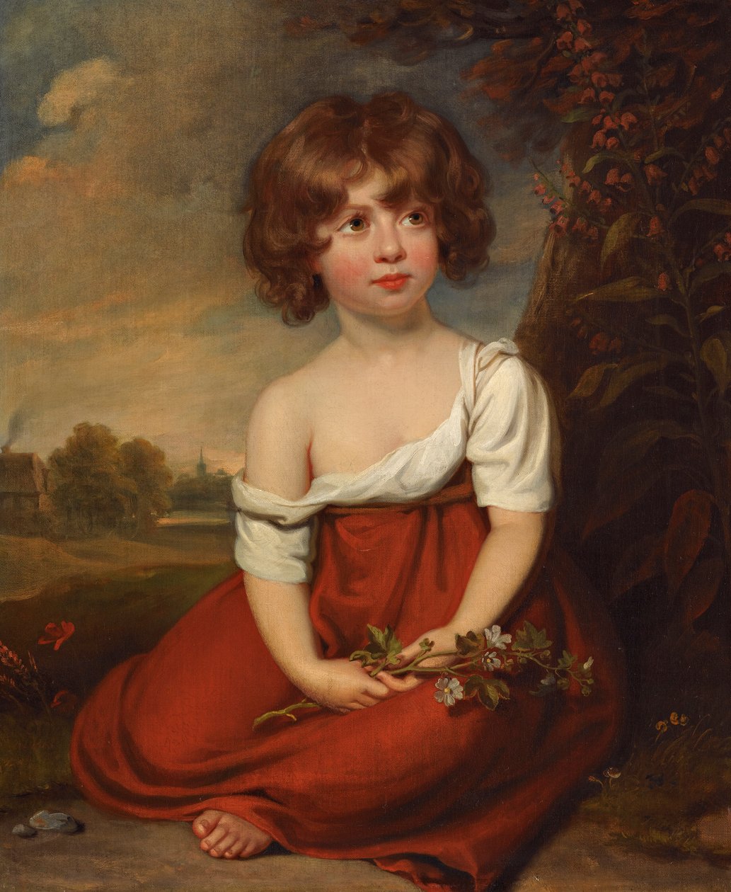 Naisen muotokuva, jonka sanotaan olevan Elizabeth Brudenell-Bruce tekijältä Circle of William Beechey