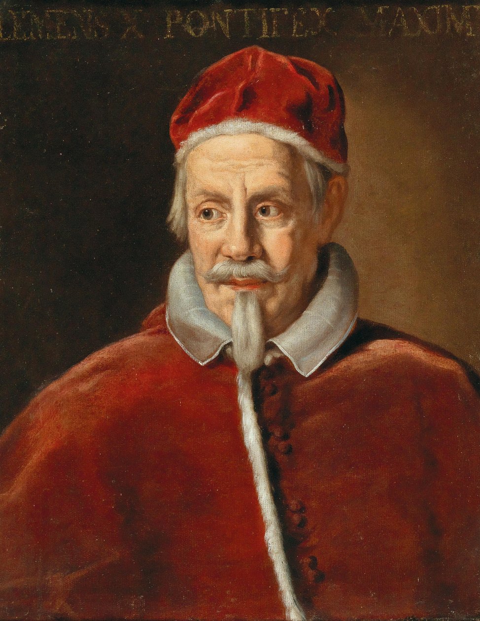 Paavi Klemens X:n muotokuva 1590-1676, 1670-luvun alku. tekijältä Ciro Ferri
