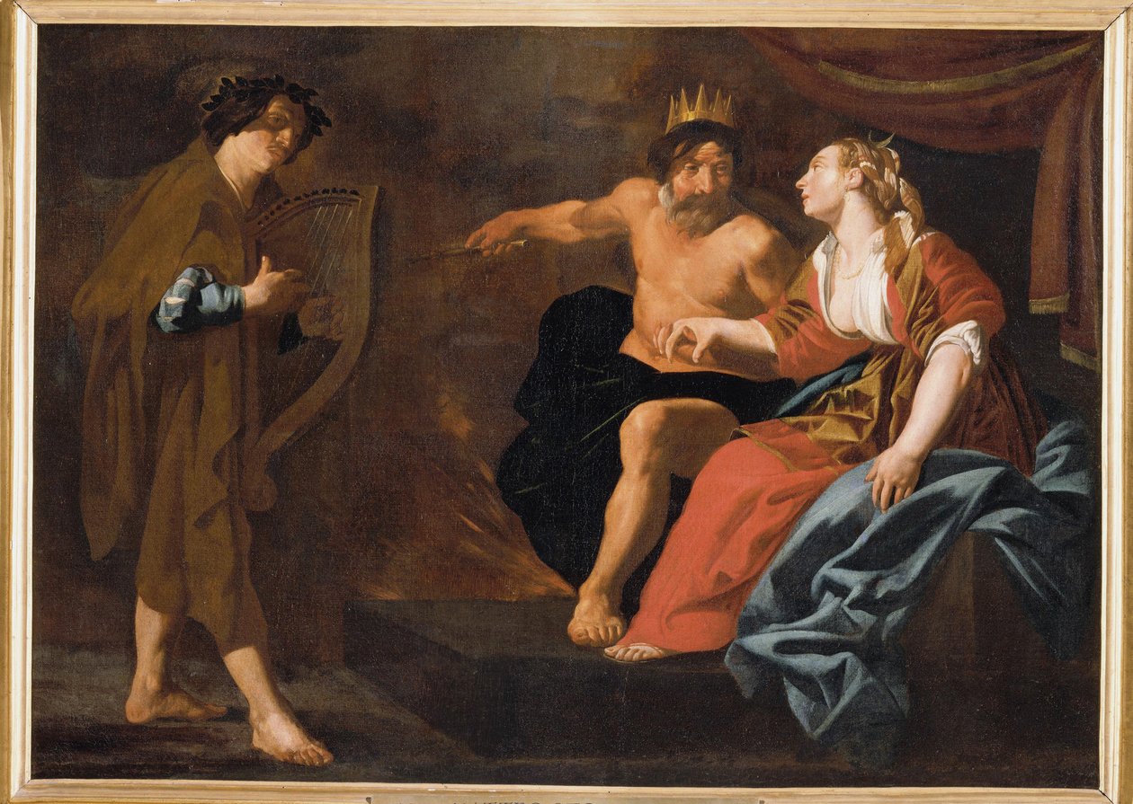 Orpheus, Pluto ja Proserpina. tekijältä Claes Cornelisz. Moeyaert