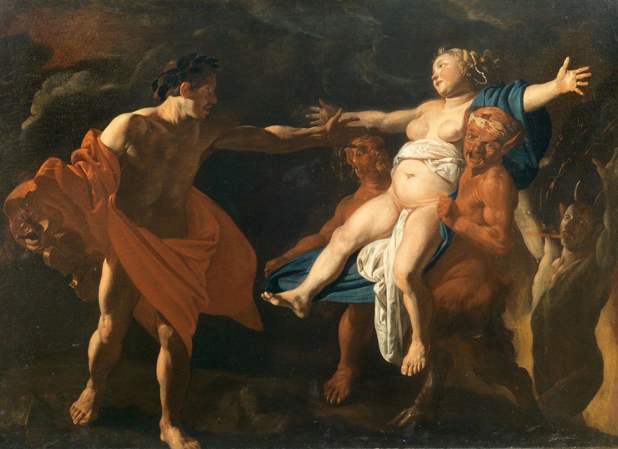 Orpheus ja Eurydike. tekijältä Claes Cornelisz. Moeyaert