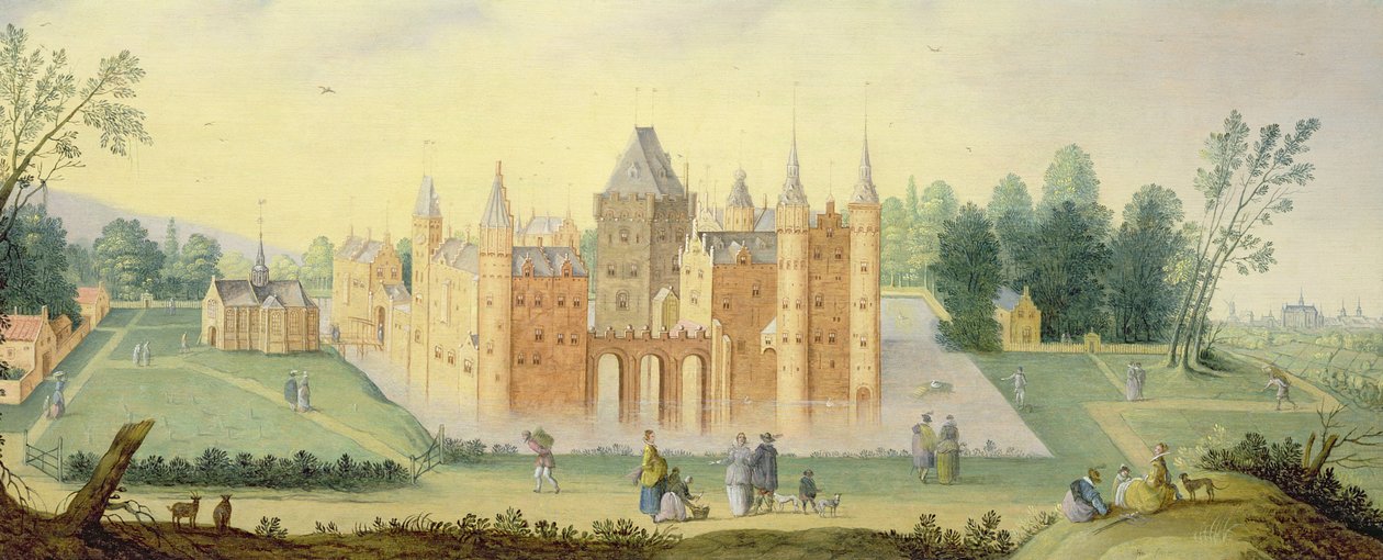 Abbey ja Chateau Egmondissa tekijältä Claes Jacobsz van der Heck