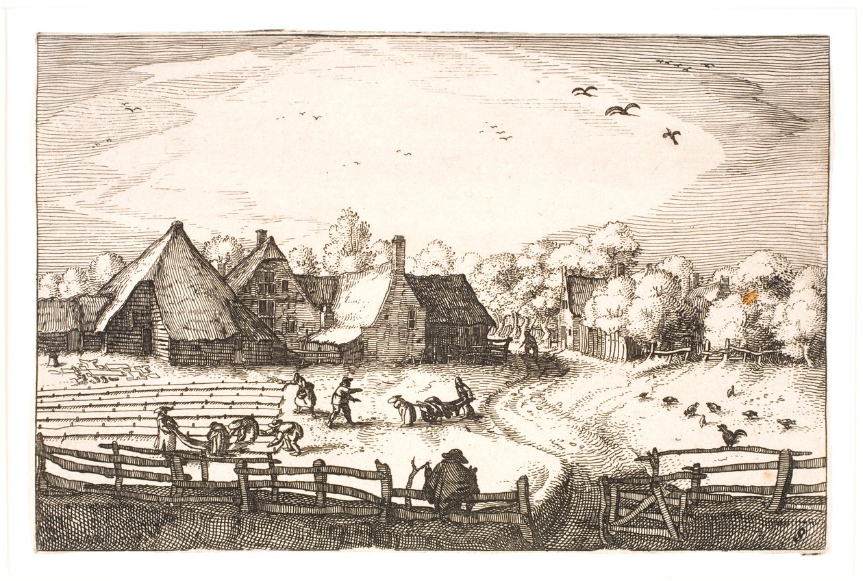 Bleaching-Fields lähellä Haarlemmerhout tekijältä Claes Jansz. Visscher