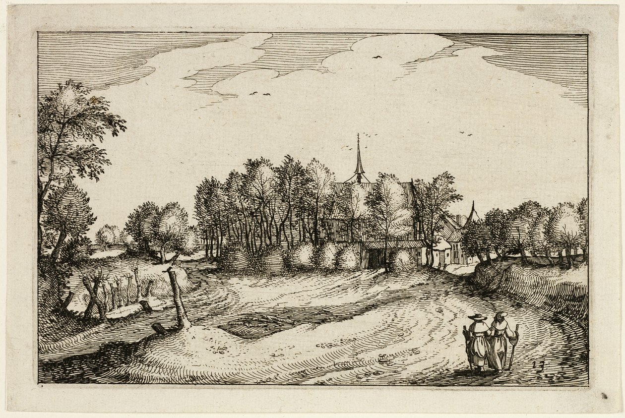 A Convent, levy kolmetoista maatilojen, maalaistalojen ja maalaiskylien kuvien (Praediorum villarum et rusticarum casularum icones) jälkeen. tekijältä Claes Jansz. Visscher II