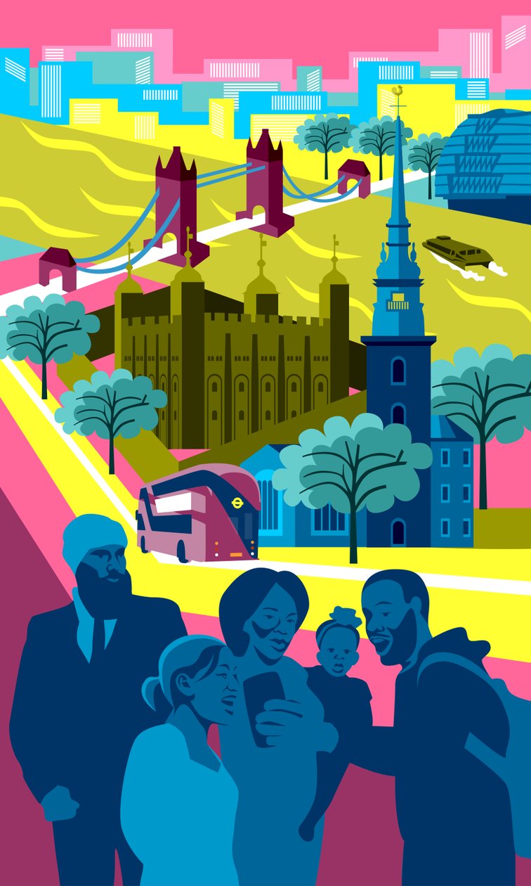 Lontoon historiallinen Tower tekijältä Claire Huntley