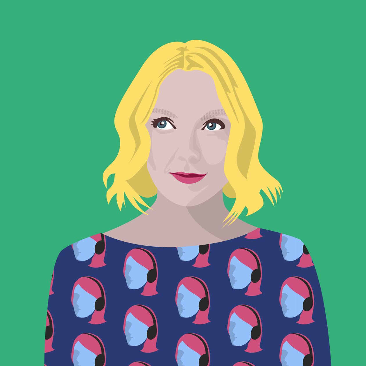 Lauren Lavernen muotokuva tekijältä Claire Huntley