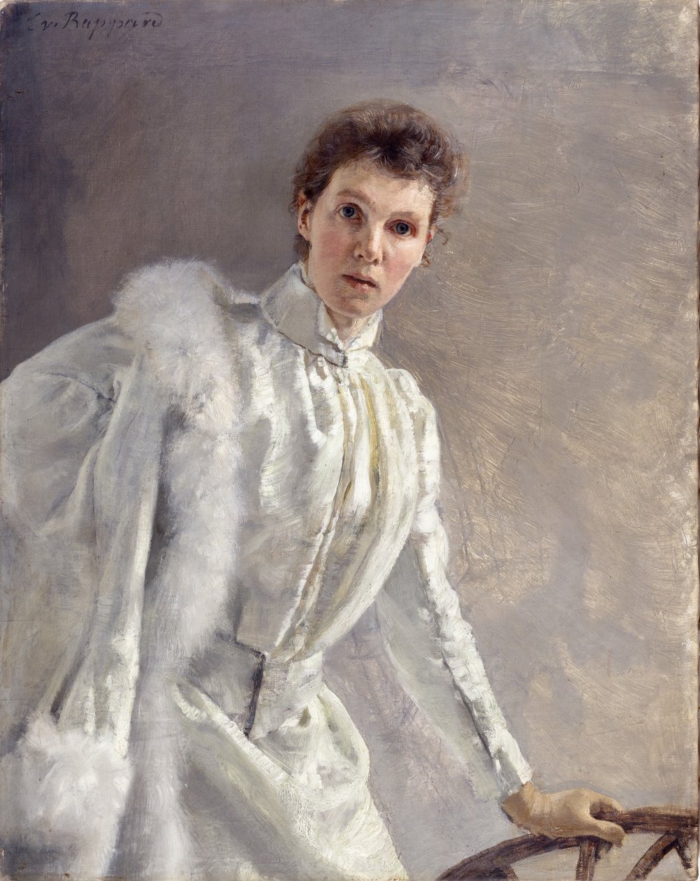 Omakuva, 1894. tekijältä Clara von Rappard