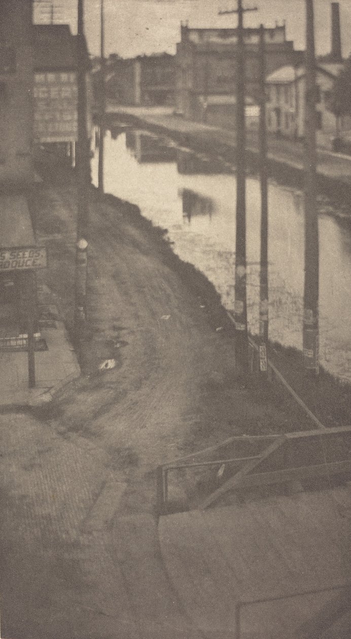 Telegraph Poles, n. 1900. tekijältä Clarence H White