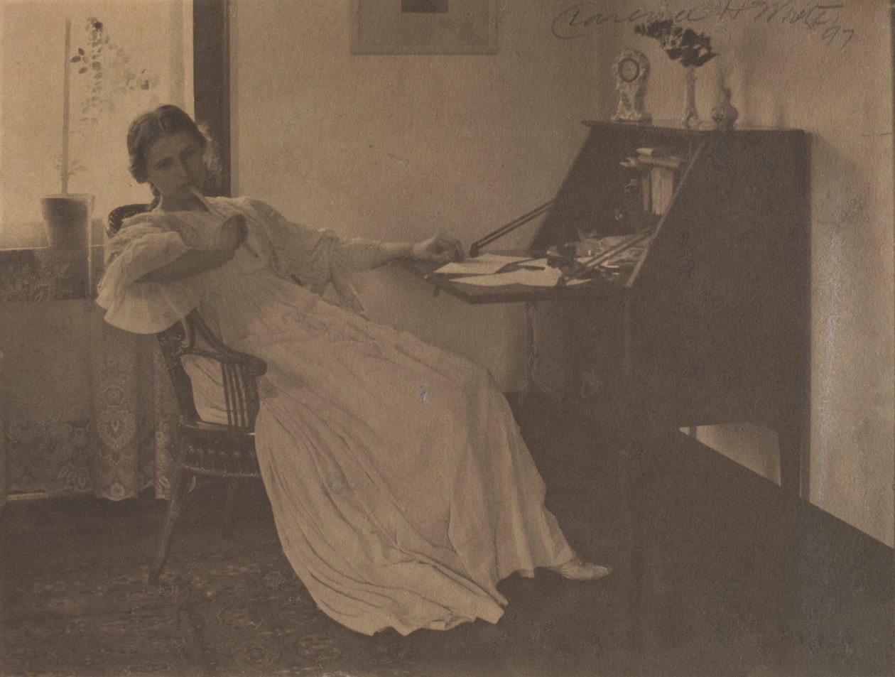 Mitä sanon, 1896. tekijältä Clarence H. White