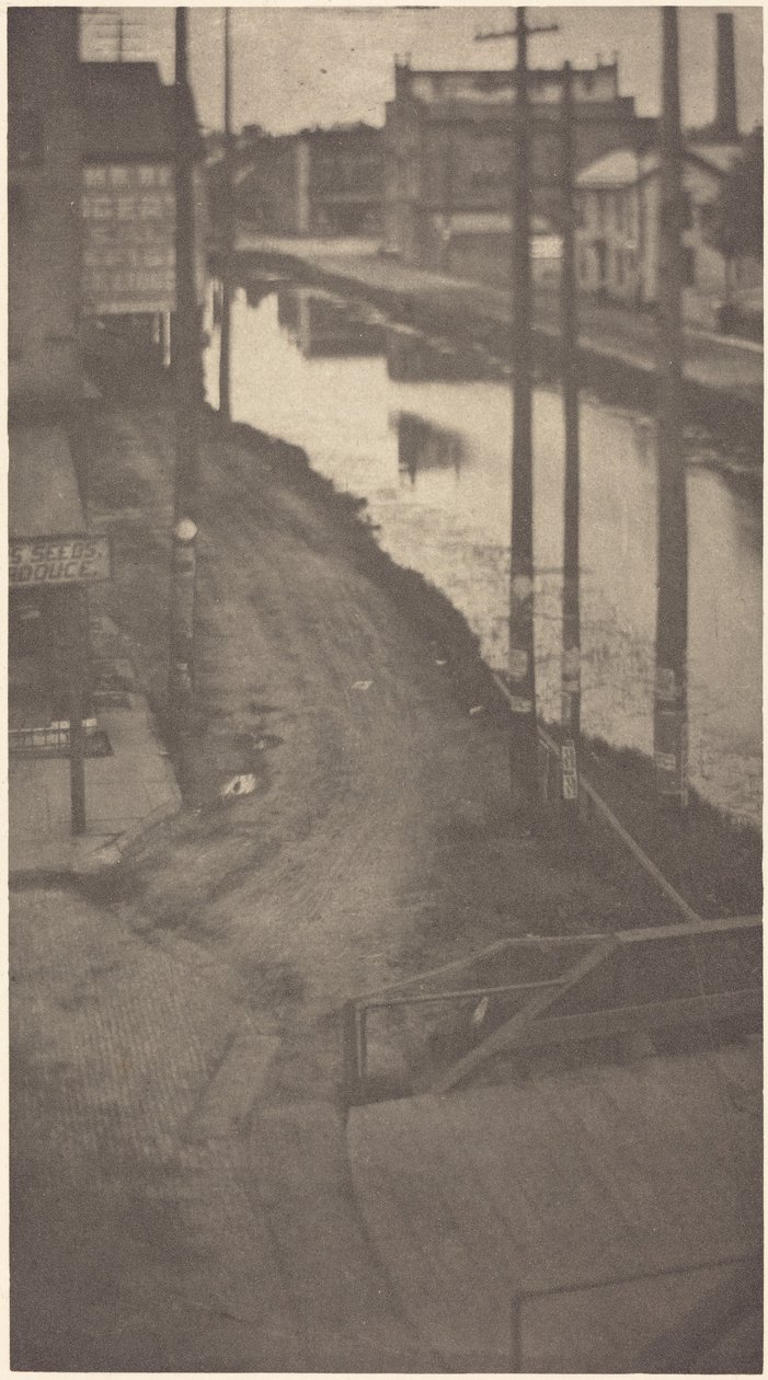 Lennätinpylväät, noin 1900 (kuva) tekijältä Clarence Henry White