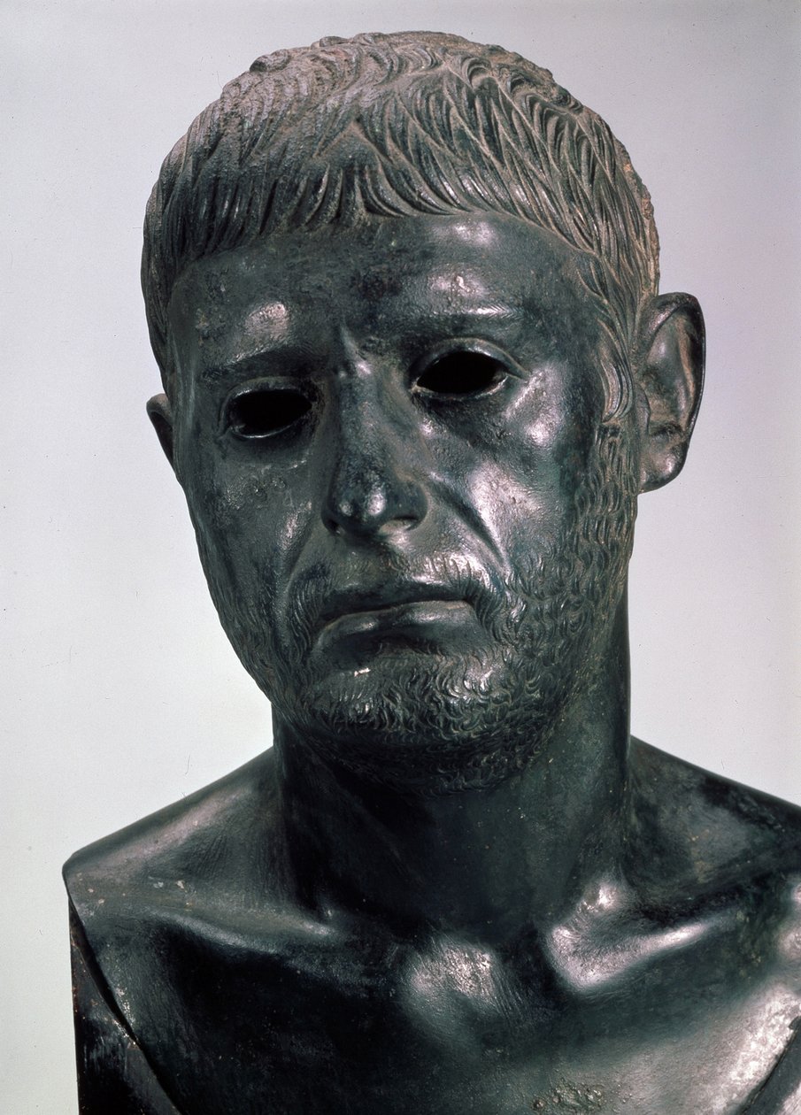 Muotokuva roomalaisesta Sextus Pompeysta, 1. vuosisadan 2 h. eKr tekijältä Classical Antiquities