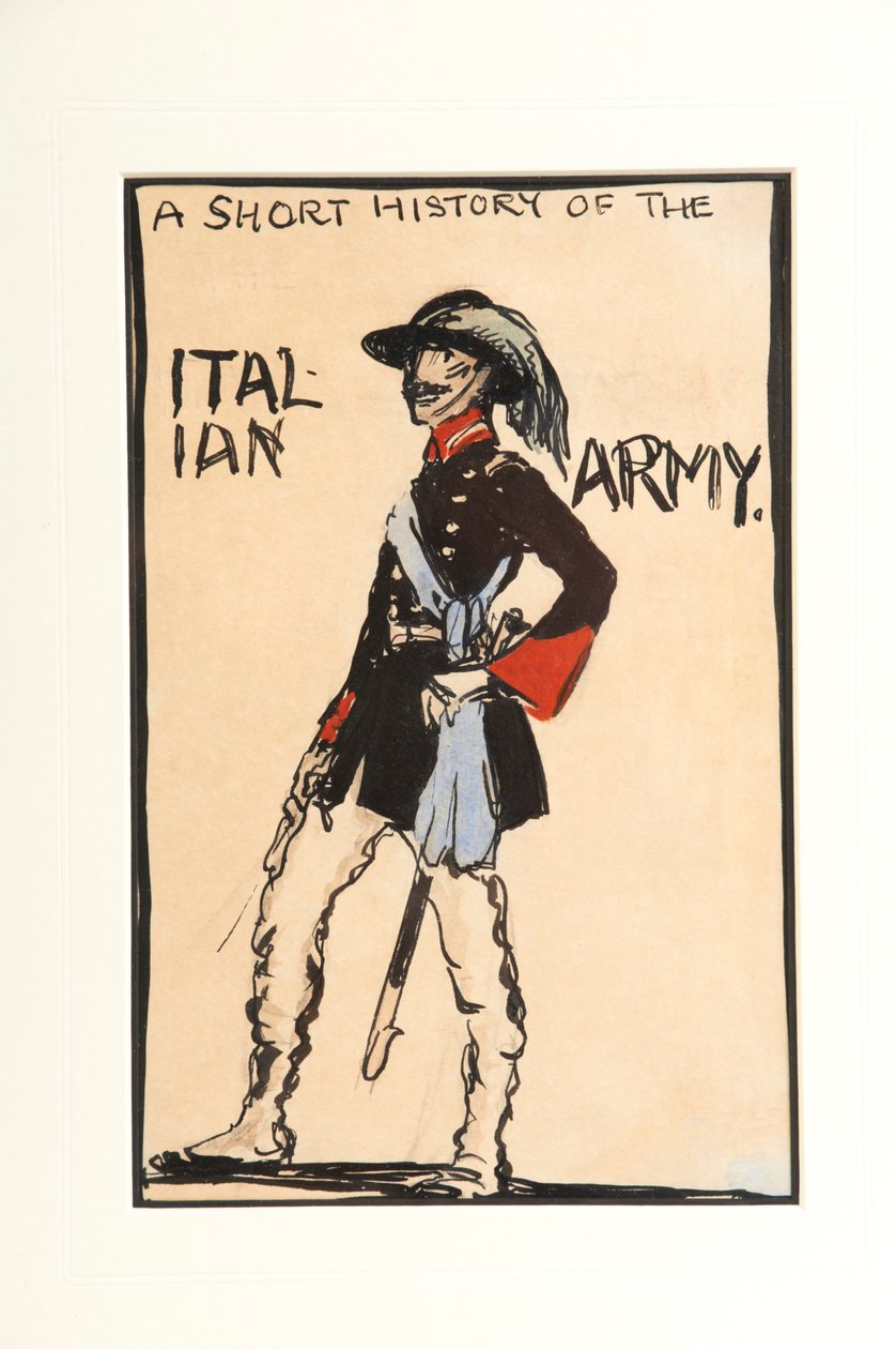 Italian armeijan lyhyt historia, 1917 tekijältä Claud Lovat Fraser