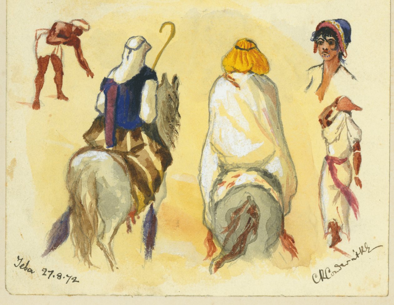Jeba, 1872 (wc ja kynä paperille) tekijältä Claude Conder