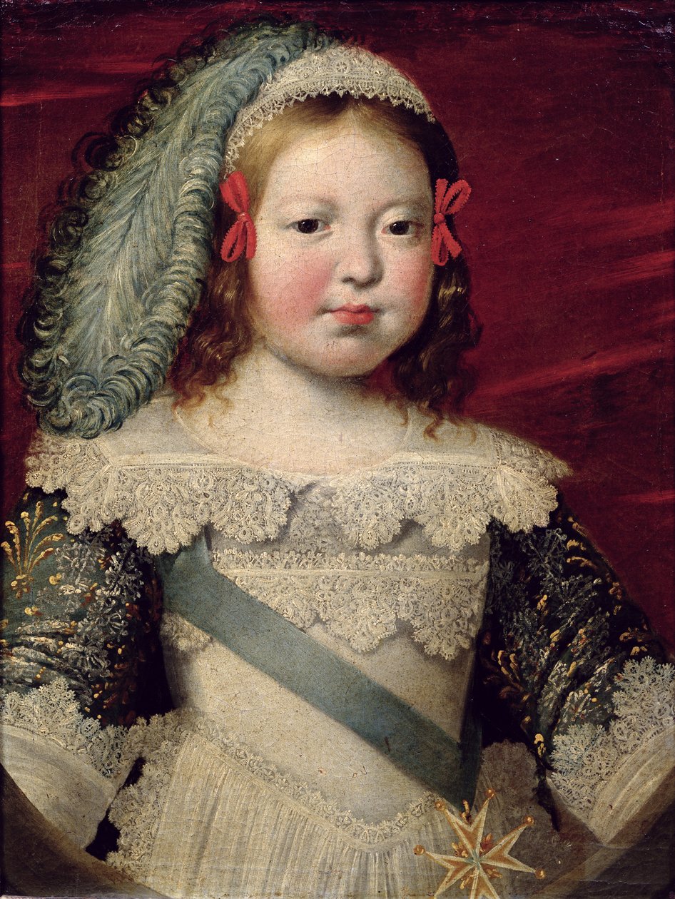 Ludvig XIV:n (1638-1715) muotokuva lapsena, n. 1641-42 tekijältä Claude Deruet