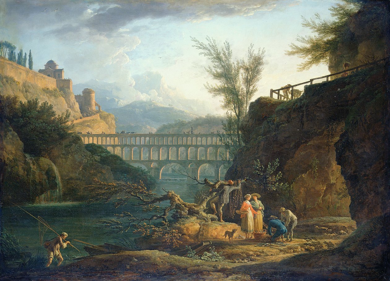 Keskipäivä, 1760 tekijältä Claude Joseph Vernet