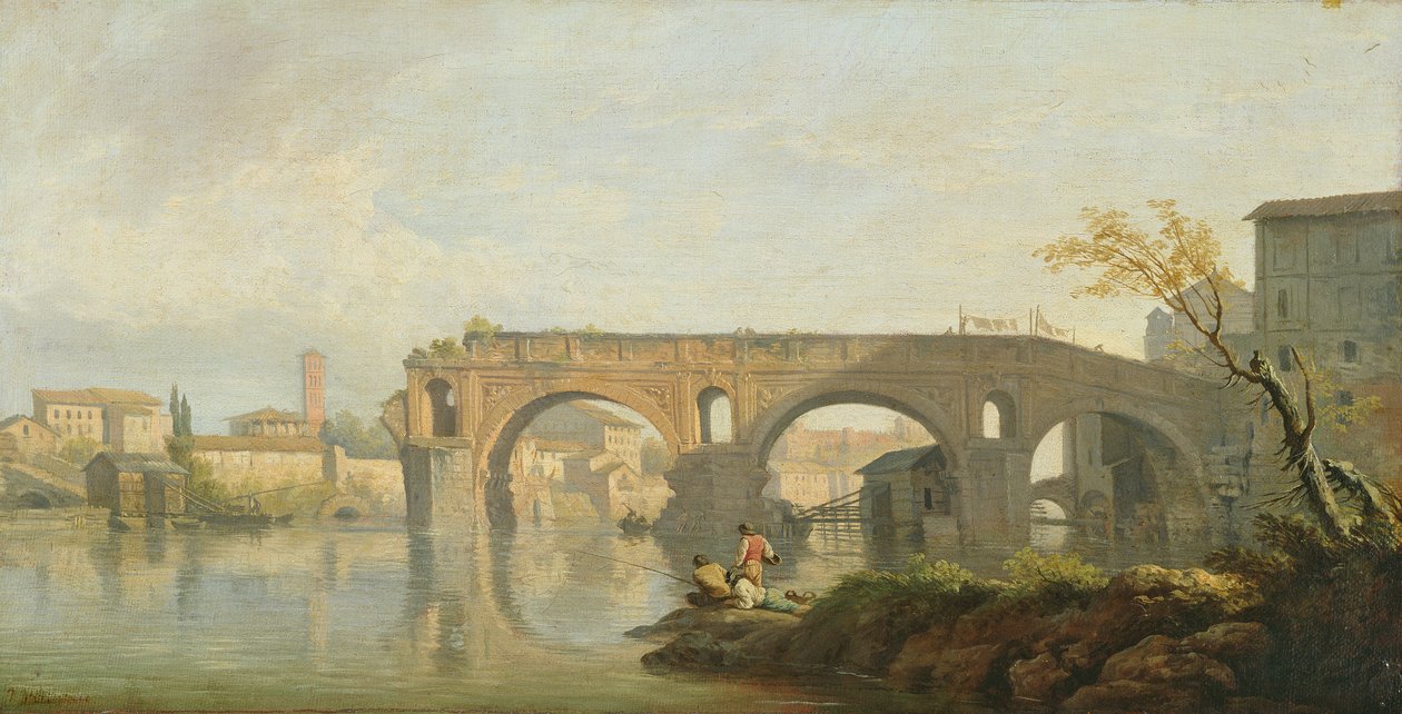 Ponte Rotto, Rooma tekijältä Claude Joseph Vernet