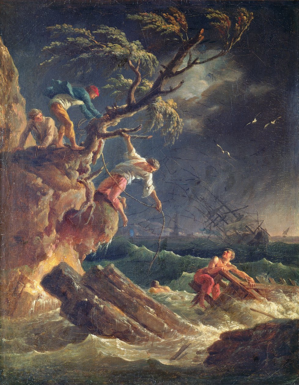 Myrsky, noin 1762 tekijältä Claude Joseph Vernet