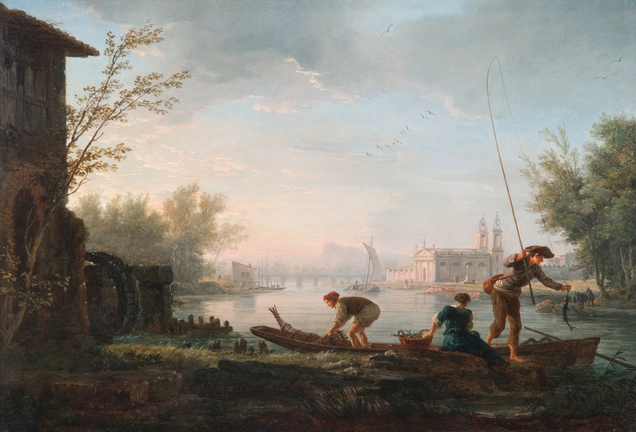 Neljä kertaa päivässä- Aamu tekijältä Claude Joseph Vernet