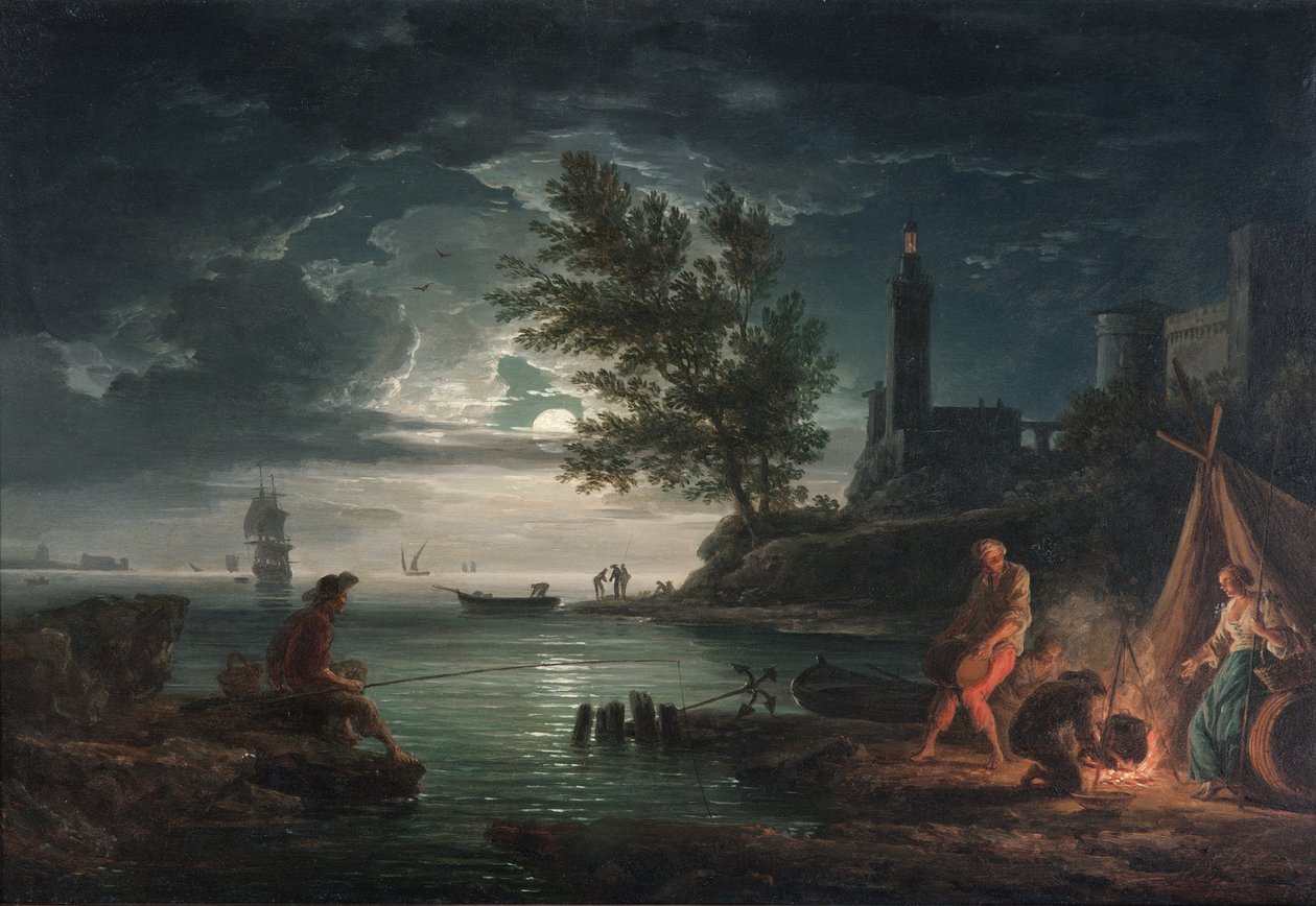 Neljä kertaa päivässä- yö tekijältä Claude Joseph Vernet