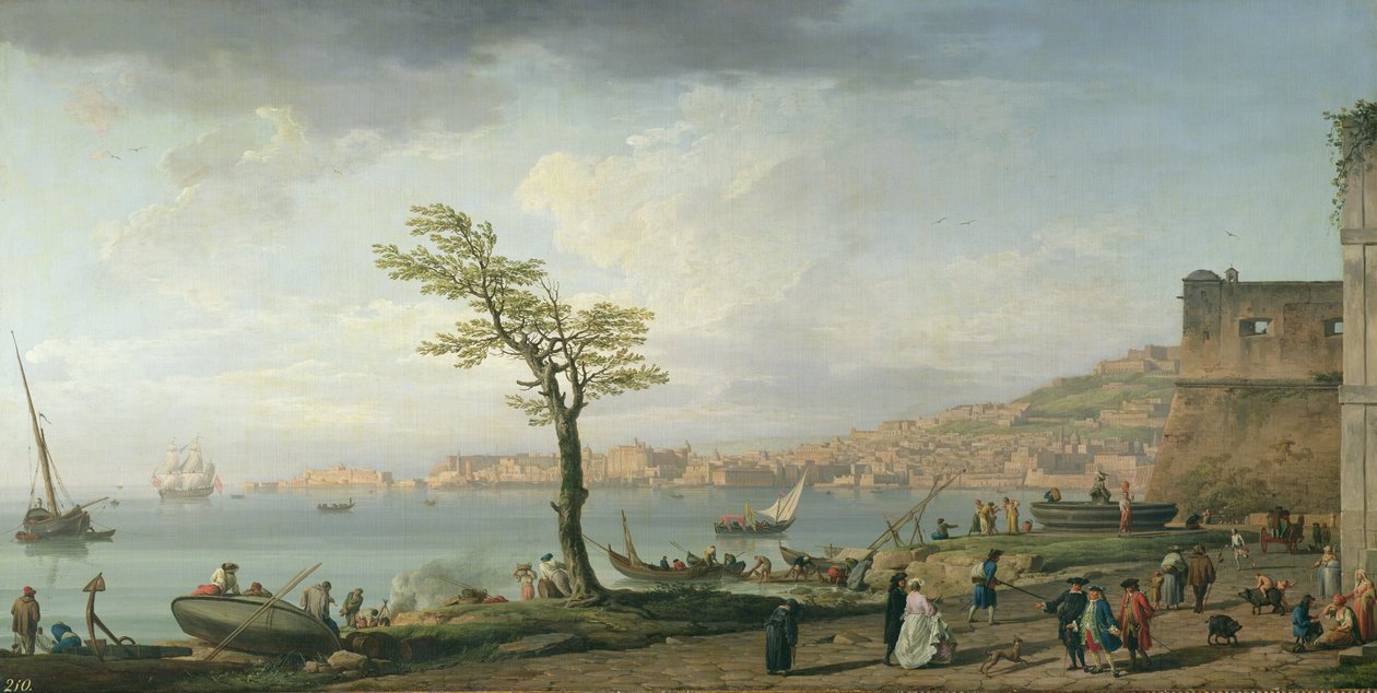 Näkymä Napolinlahdelle, 1748 tekijältä Claude Joseph Vernet