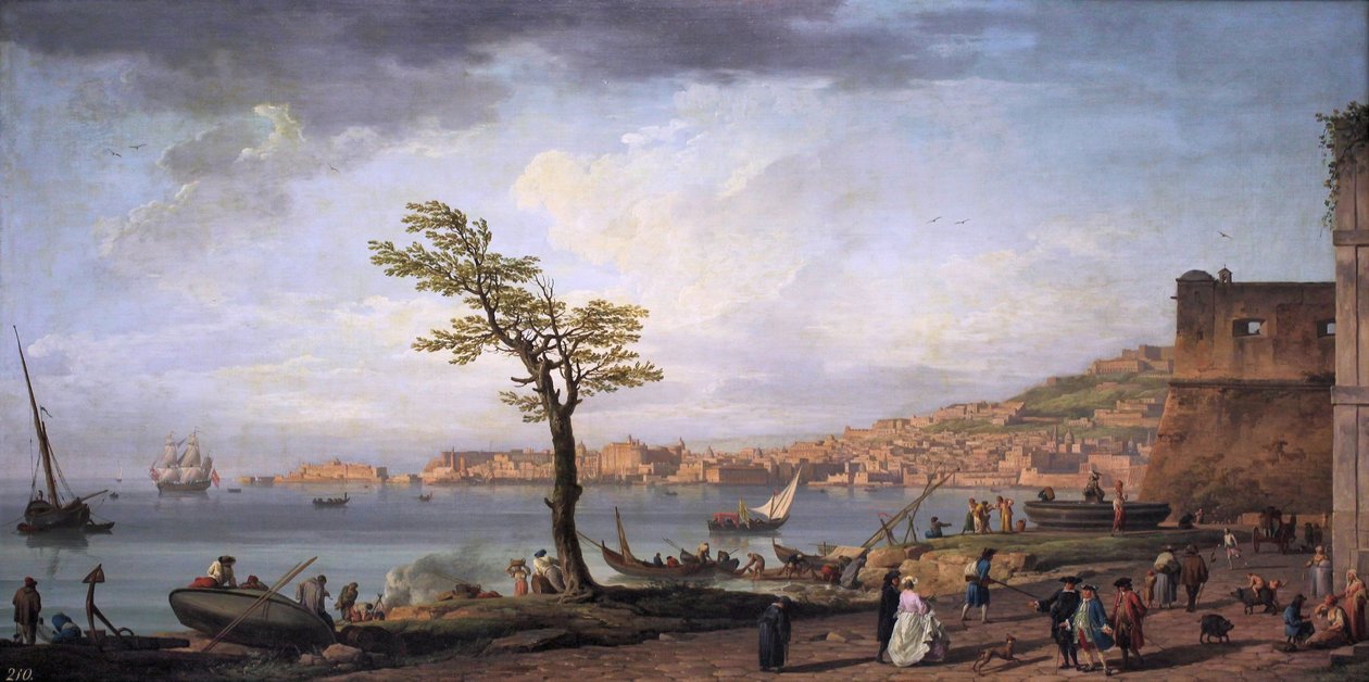 Napolin golfkenttä tekijältä Claude Joseph Vernet