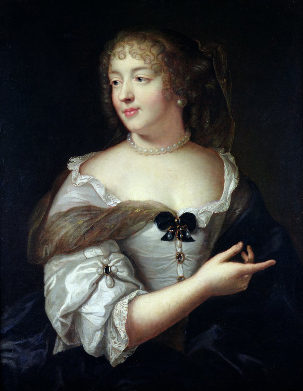 Marie de Rabutin-Chantalin, Madame de Sevignen (1626-96) muotokuva tekijältä Claude Lefebvre