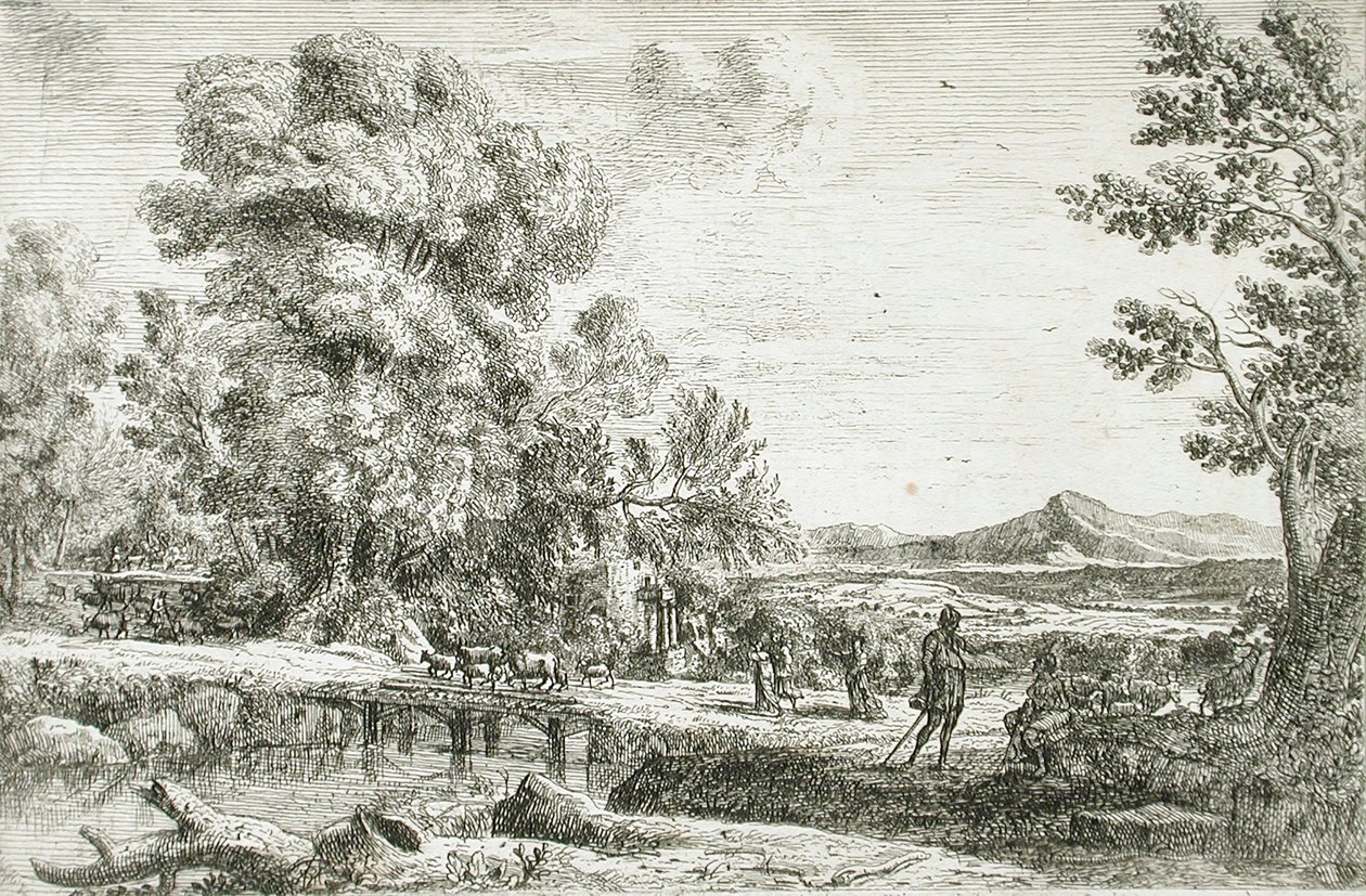 Le Pont de Bois tekijältä Claude Lorrain