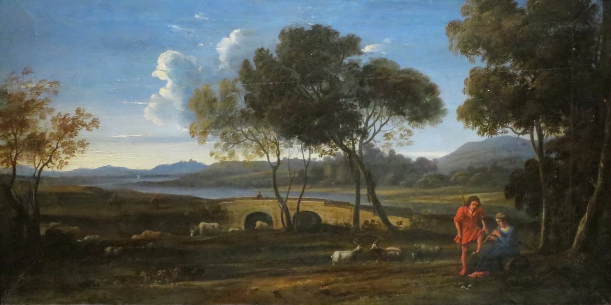 Klassinen maisema tekijältä Claude Lorrain