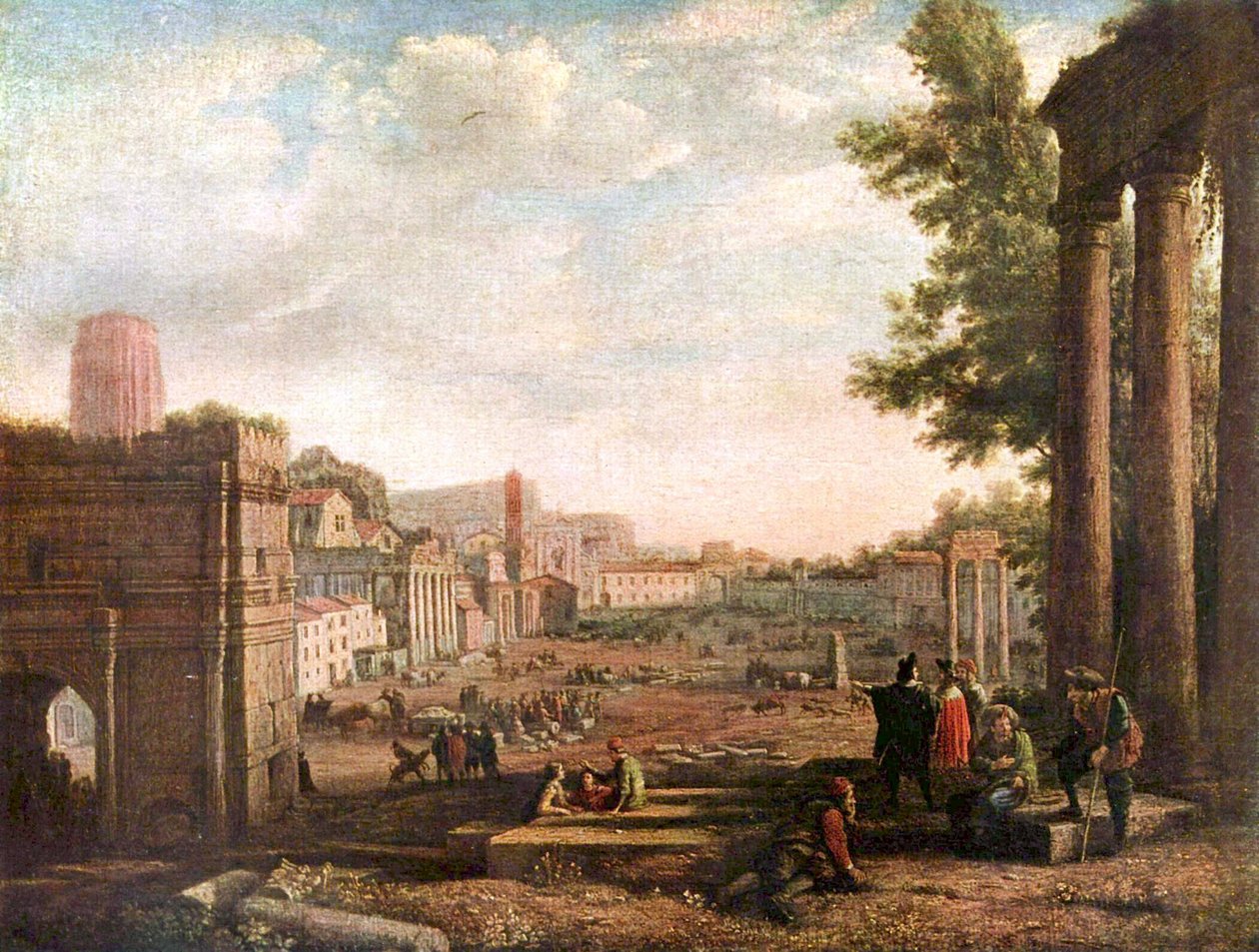 Campo Vaccino tekijältä Claude Lorrain