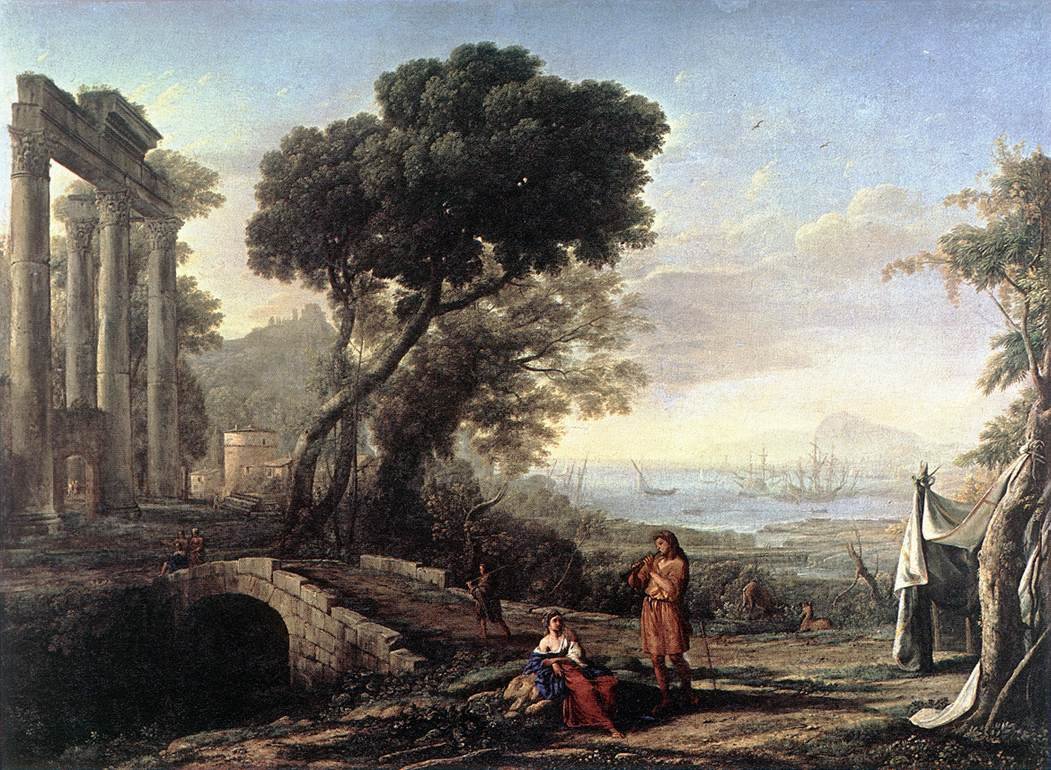 Italian rannikkomaisema tekijältä Claude Lorrain