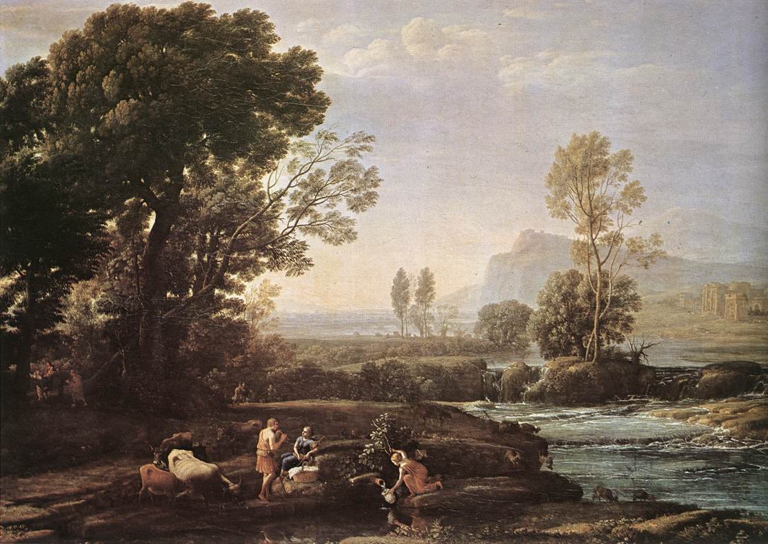 Maisema ja Lepo lennolla Egyptiin tekijältä Claude Lorrain