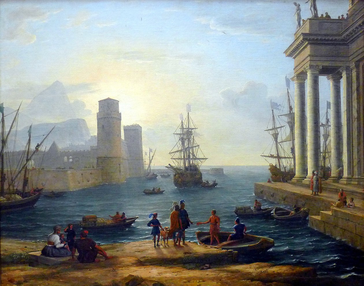 Ulyseen laskeutuminen tekijältä Claude Lorrain