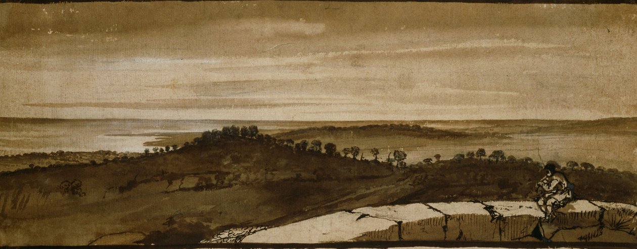 Panoraama Sassosta tekijältä Claude Lorrain