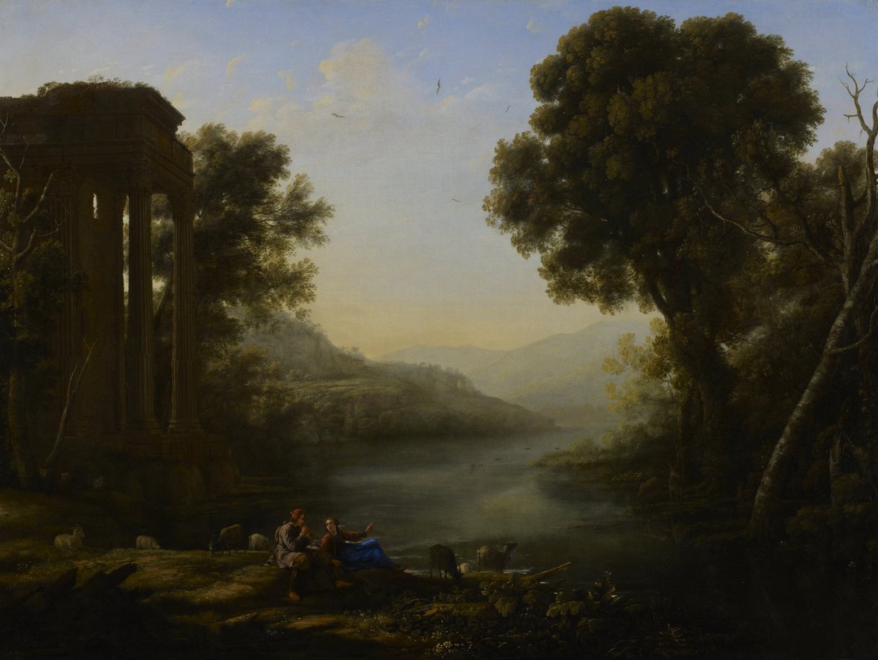 Paysage -pastoraali (Minneapolis Institute of Arts) tekijältä Claude Lorrain
