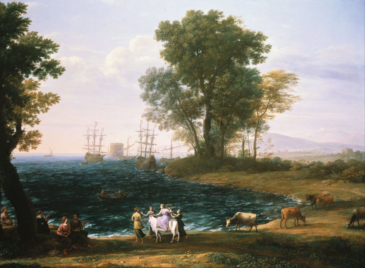 Europan raiskaus tekijältä Claude Lorrain