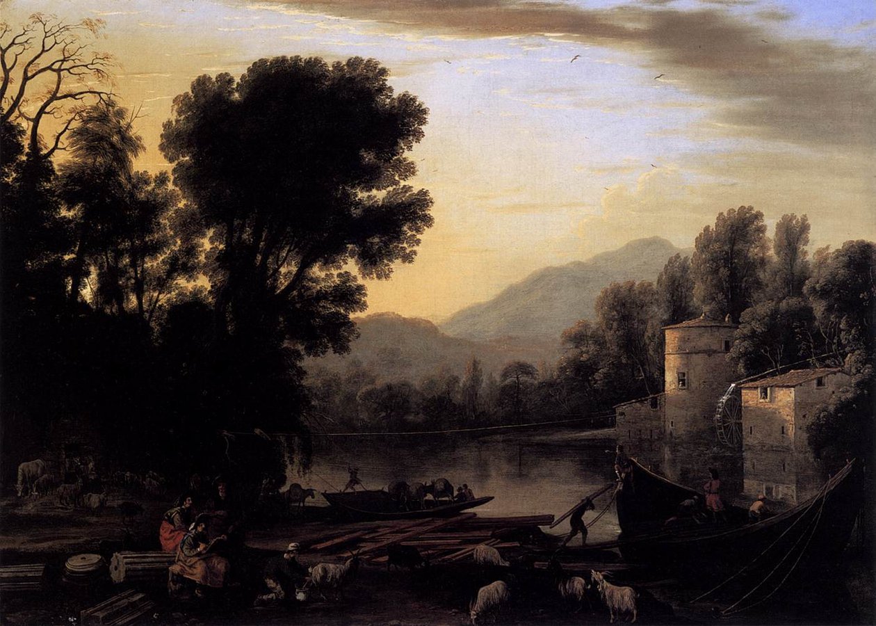 Mylly tekijältä Claude Lorrain