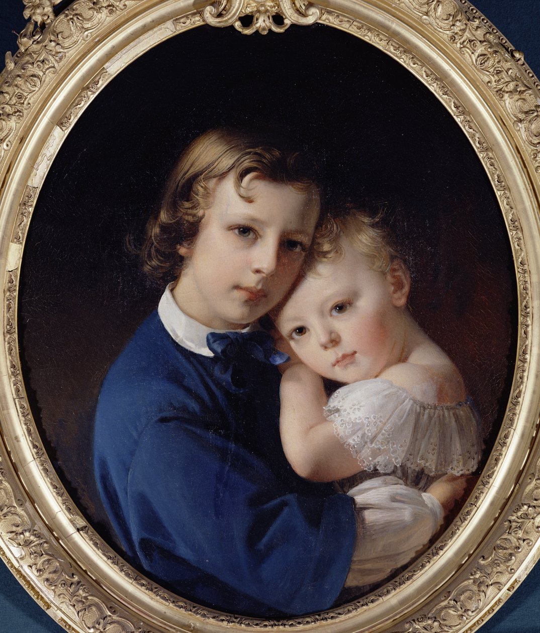 Paul ja Rene Dubufe, noin 1852 tekijältä Claude Marie Dubufe