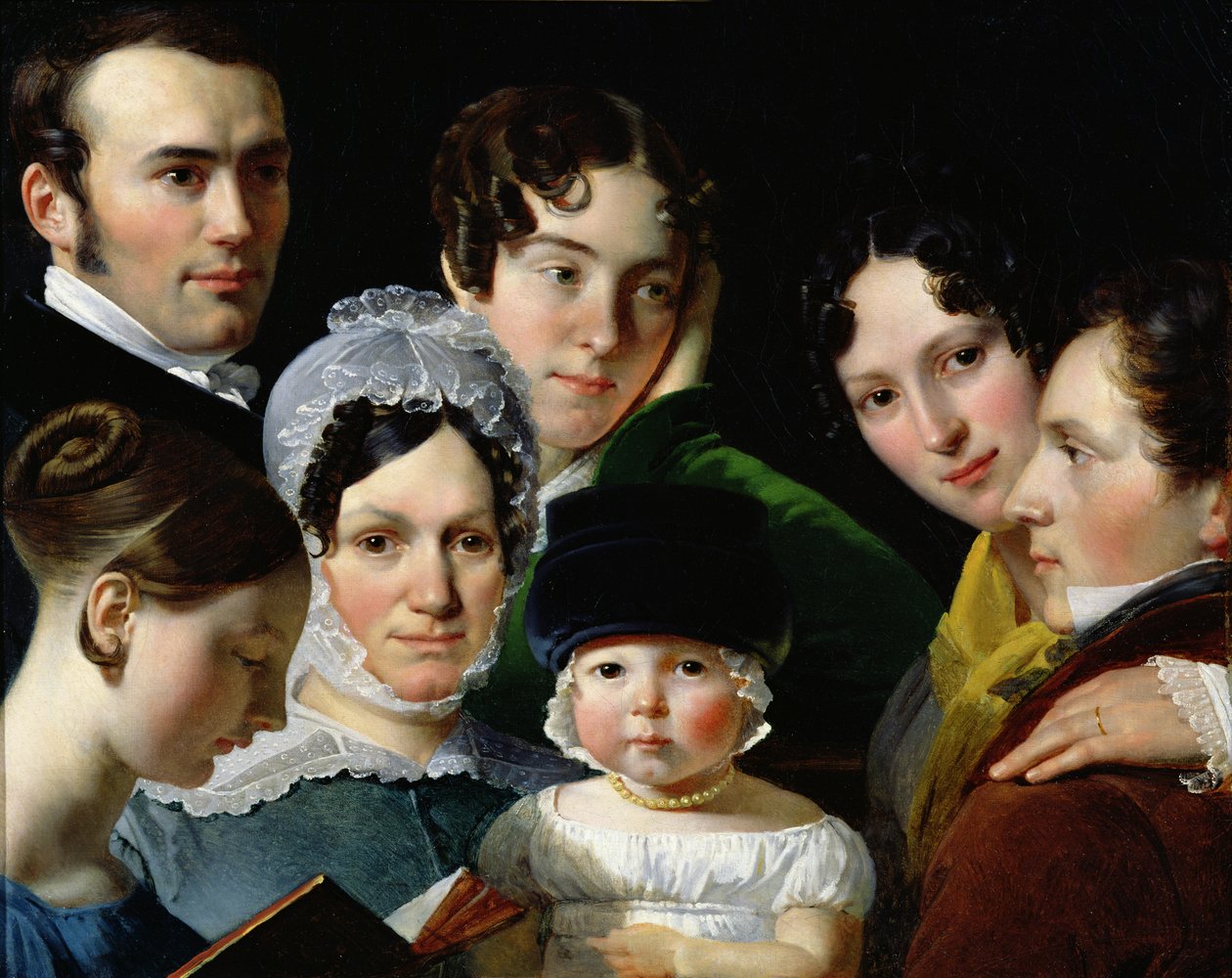 Dubufen perhe vuonna 1820 tekijältä Claude Marie Dubufe