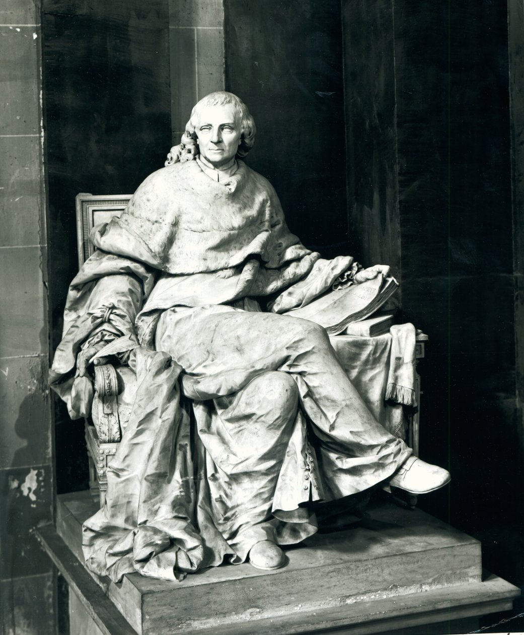 Charles de Secondat (1689-1755) Baron de Montesquieu, 1779 (marmori) tekijältä Claude Michel Clodion