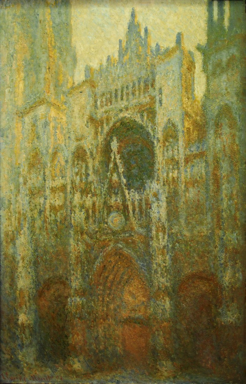 Rouenin katedraali.Francais: Cattedrale di Rouen Saksa: Kathedrale von Rouen tekijältä Claude Monet