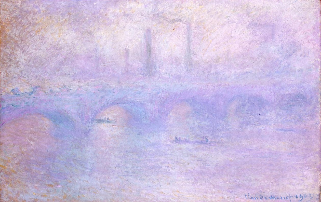 Waterloon silta. Fognin vaikutus tekijältä Claude Monet