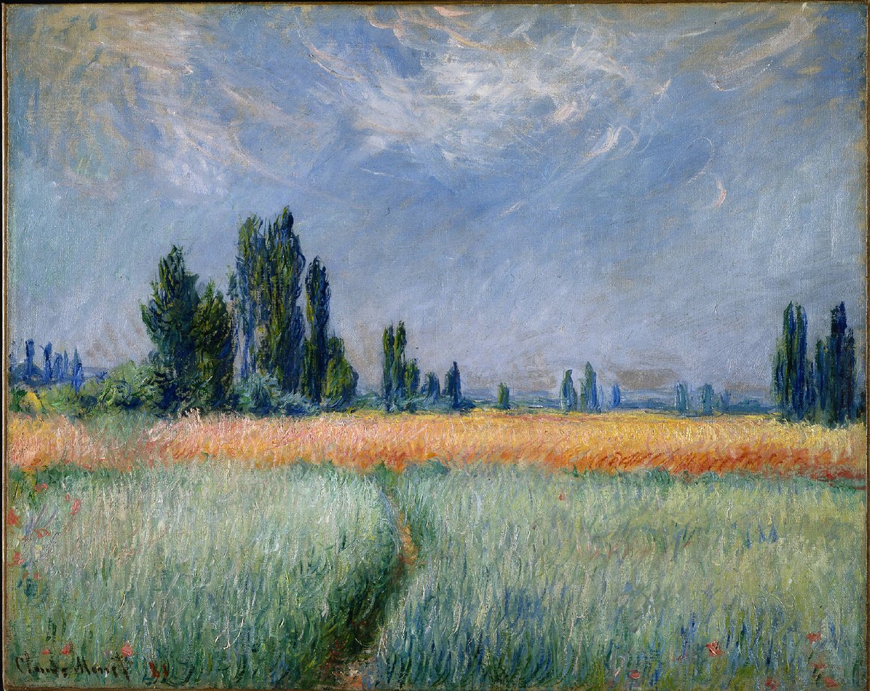 WheatfieldnFrancais: Champ de blen tekijältä Claude Monet