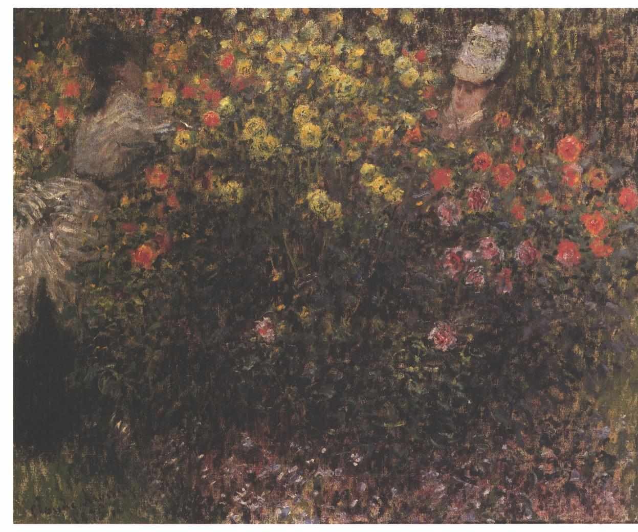  Women between DahliasnSaksa: Frauen zwischen Dahlienn tekijältä Claude Monet