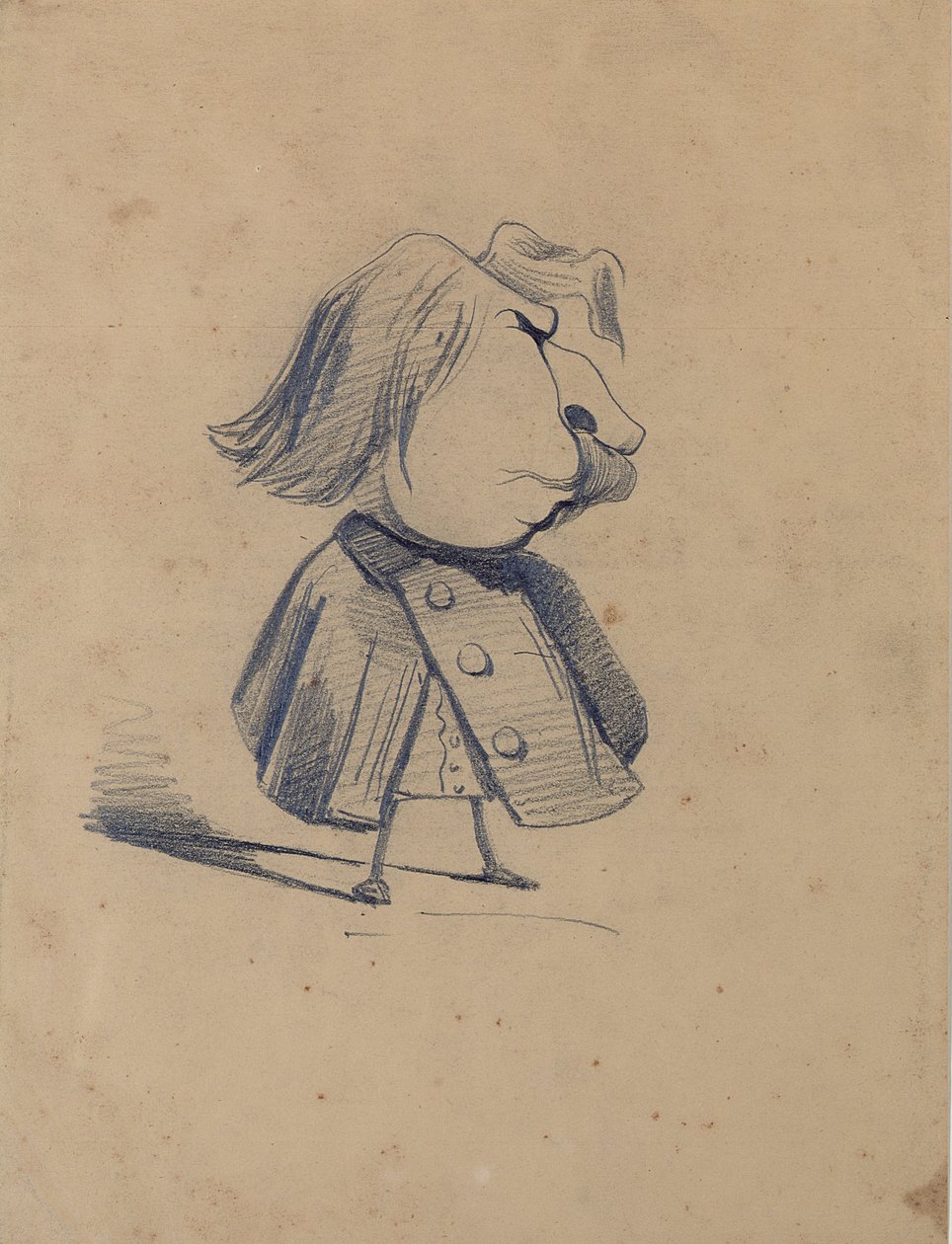 Alexandre Ursule Cellerier, nimeltä Felix, 1855-60 tekijältä Claude Monet