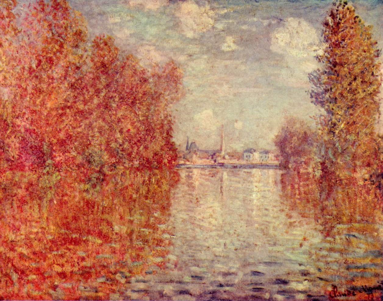 Syksyn vaikutus Argenteuilissa tekijältä Claude Monet