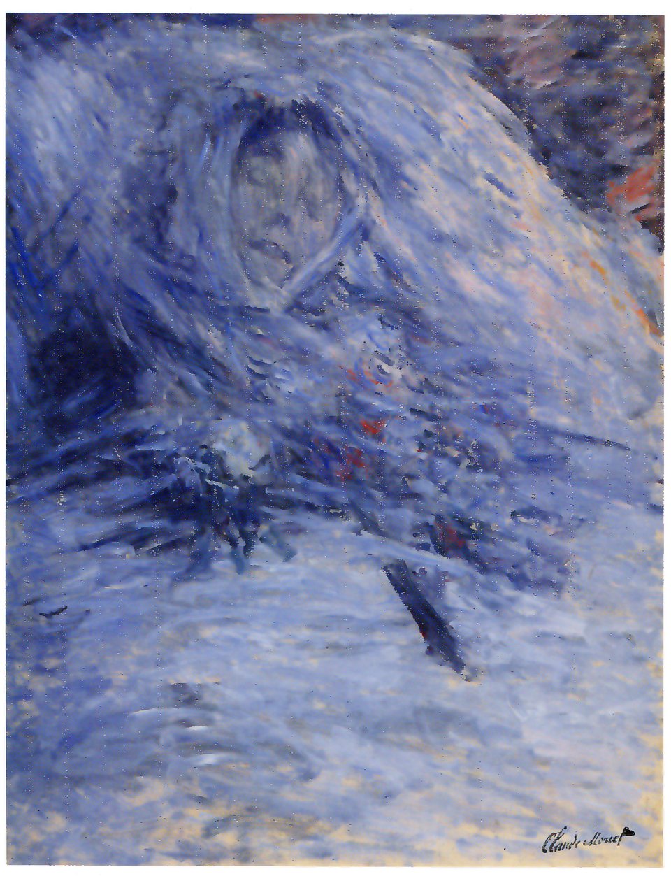 Camille Monet kuolinvuoteellaan tekijältä Claude Monet