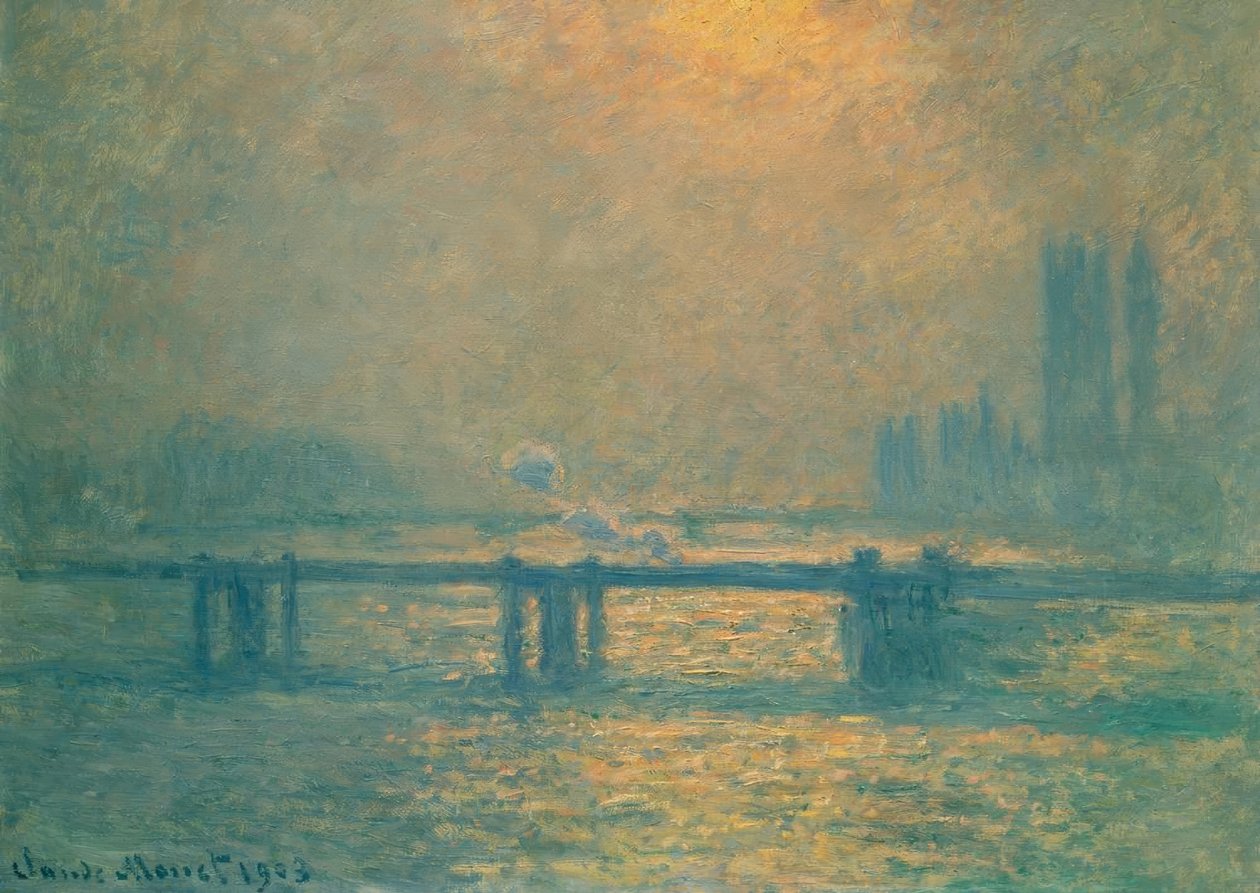 Charing Crossin silta tekijältä Claude Monet