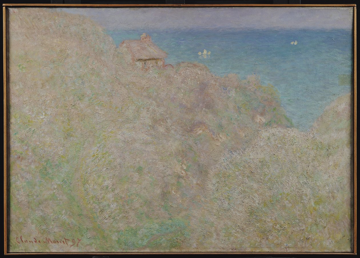 Kalliot Varengevillessä, 1897 tekijältä Claude Monet